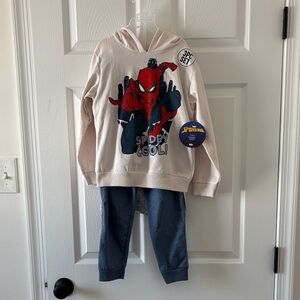 Marvel Spiderman Kids Matching Set - Red and Blue